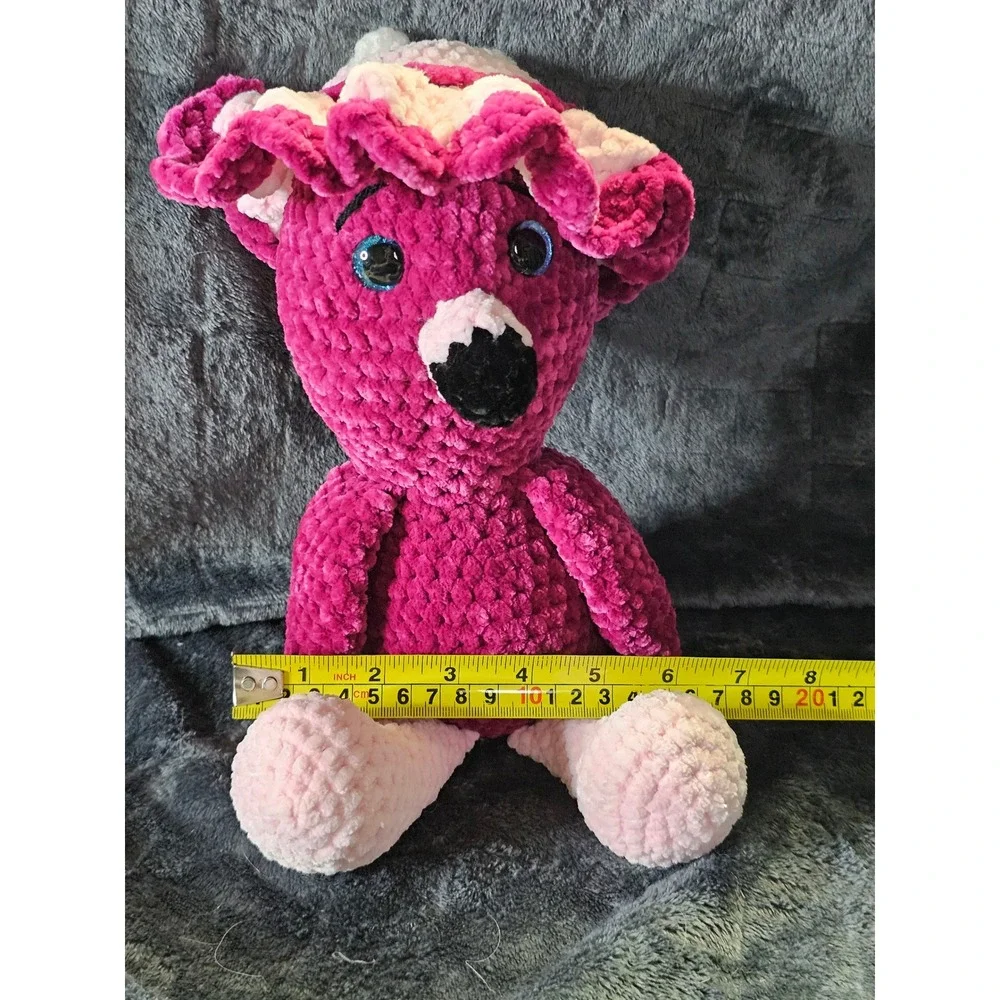 Handmade Crochet Knitted Flamingo Pink‎ 14